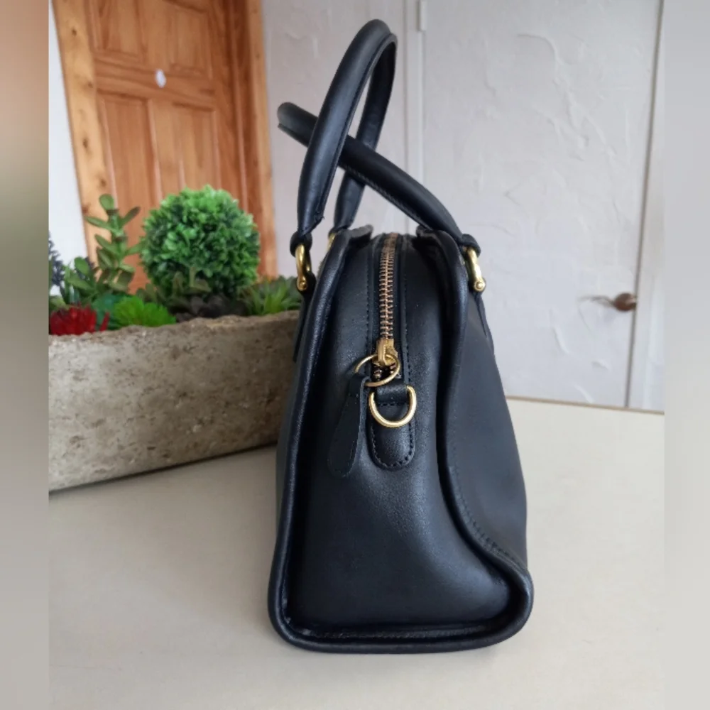 Coach Vintage Beaumont Satchel/Crossbody #9871, Navy Blue - Picture 7 of 16